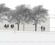 Water Belt Of Milan project, cross-section