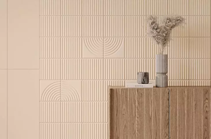 Structural tiles will introduce a decorative theme