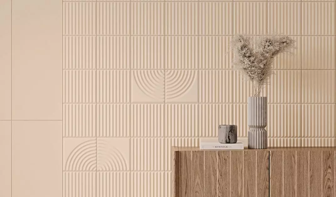 Structural tiles will introduce a decorative theme