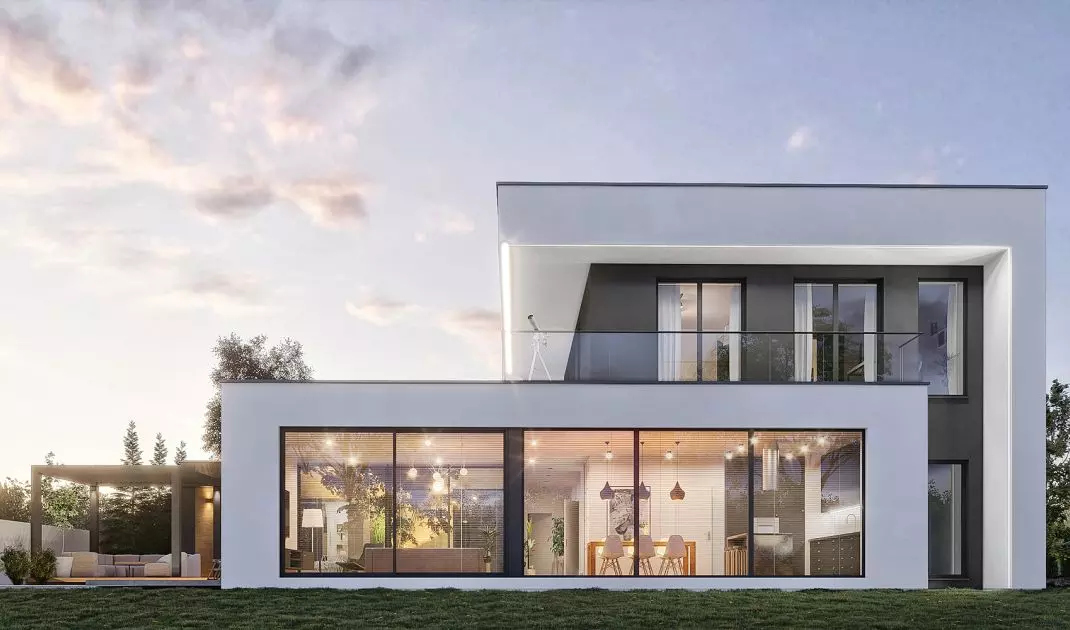 Open house - rear