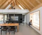 The house was designed for mountain lovers