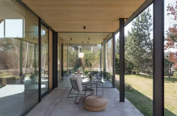 Terrace from the garden side