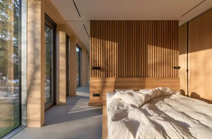 Master bedroom done in a minimalist style
