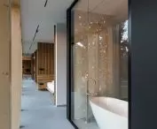 Box with bathroom