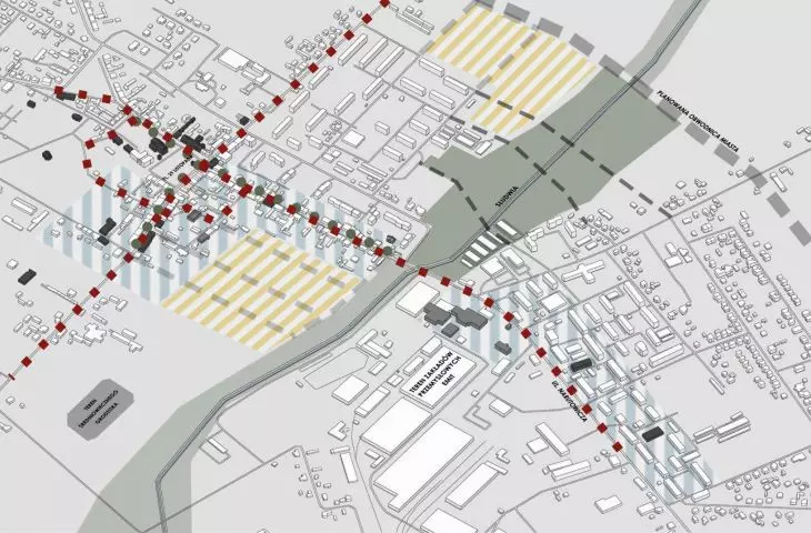axonometry of the city