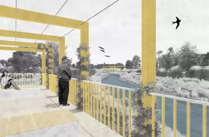 observation deck by the river (w2)