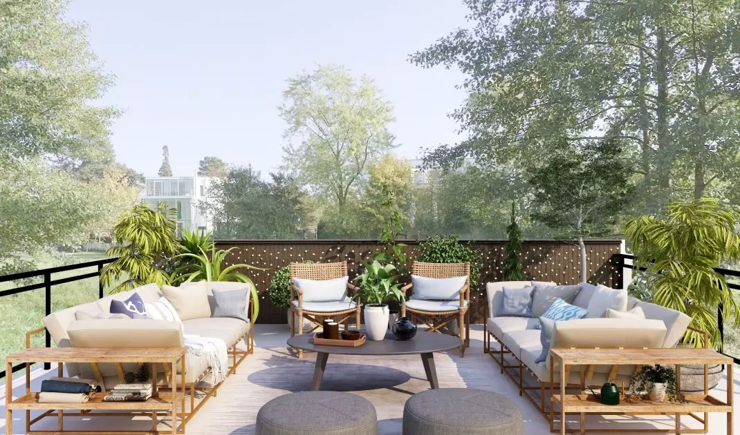 The main criteria when choosing patio furniture should be durability and weather resistance