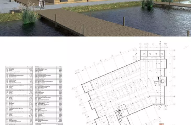 Plansza projektu Centrum Ginących Zawodów Rzemieślniczych w Bydgoszczy