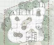 Youth Center project, 1st floor plan