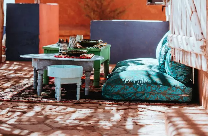 Moroccan style is a mix of intense colors