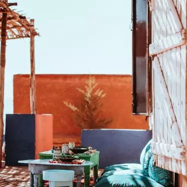 Moroccan style is a mix of intense colors