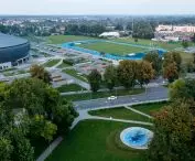 Tychy fountain after restoration