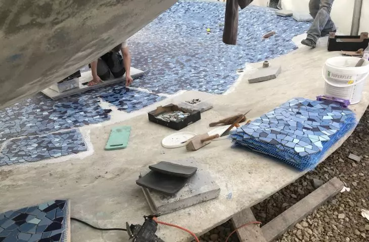 Laying the mosaic