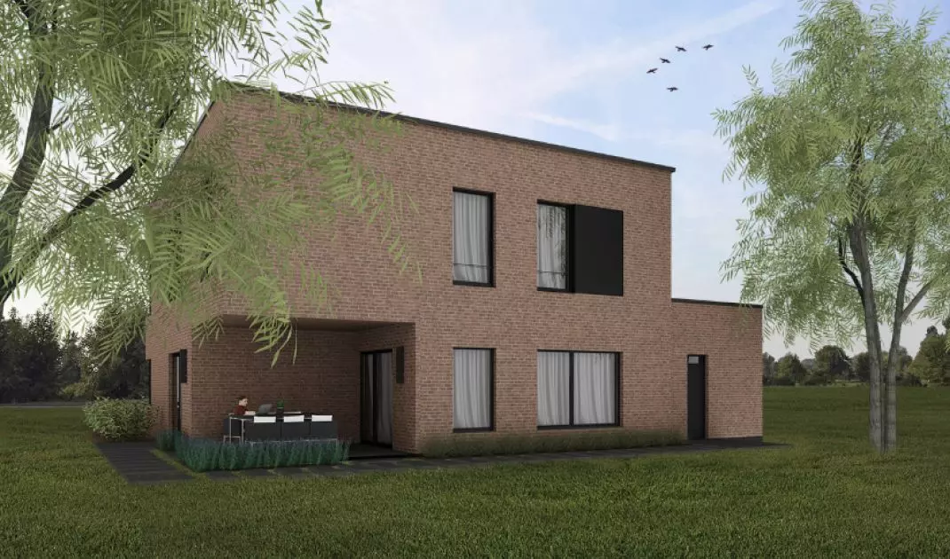 Projekt domu z cegły w Mikołowie