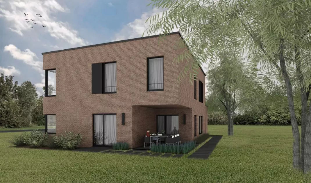 Design of a brick house in Mikolov