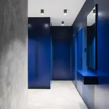 Betonowy minimalizm - projekt wnętrza i realizacja - Warszawa Włochy