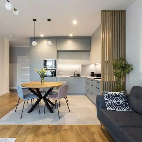 Apartament dla dużej rodziny - projekt wnętrza i realizacja - Warszawa Żoliborz