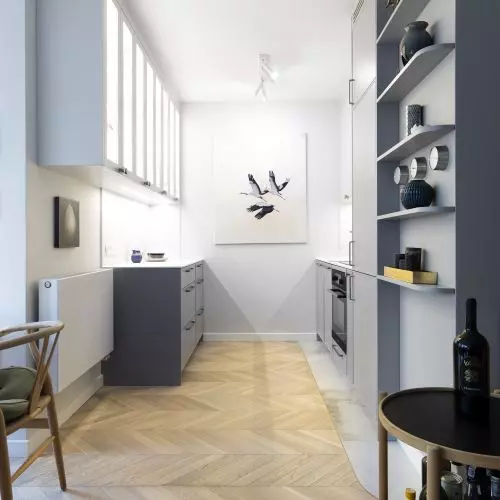Wygodny „second home” w Warszawie - projekt wnętrza i realizacja - Warszawa Zawady