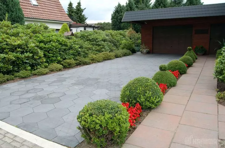 Eco-friendly plastic paving slab eco  
