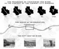 the process of narrowing the riverbed