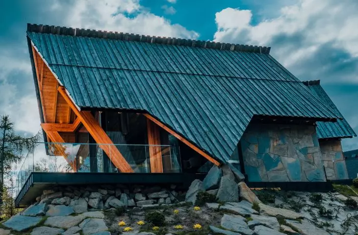 Design inspiration came from shepherd's huts