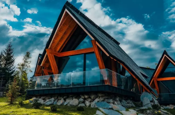 Villas are a marriage of modernity with regional architecture