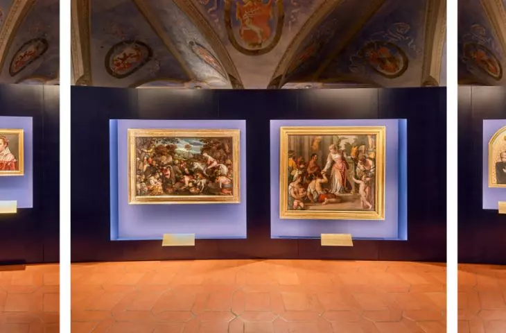 most of the paintings come from the collection of the Accademia Carrara in Bergamo