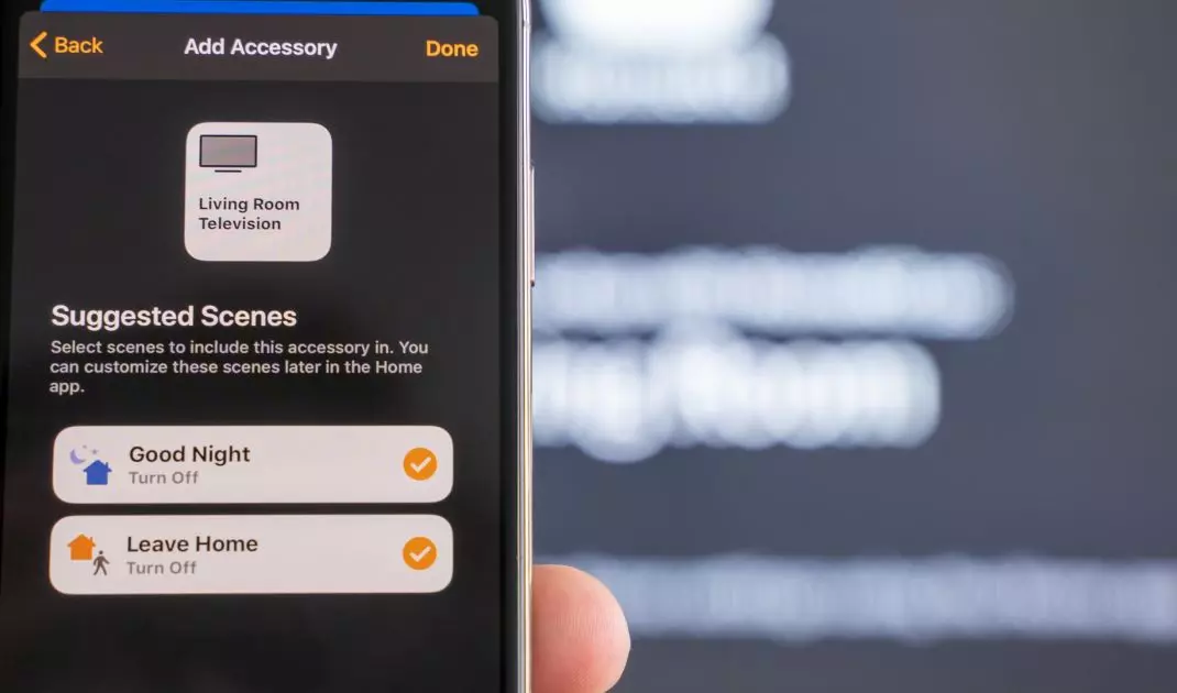 You can control your smart home system with your phone