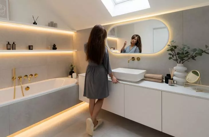 Bathroom of blogger Ola Marzeda-Czerwonka 