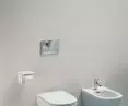 Flangeless toilet bowls and matching bidets