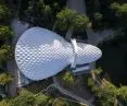 bird's eye view of the theater