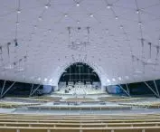 view from the audience to the stage
