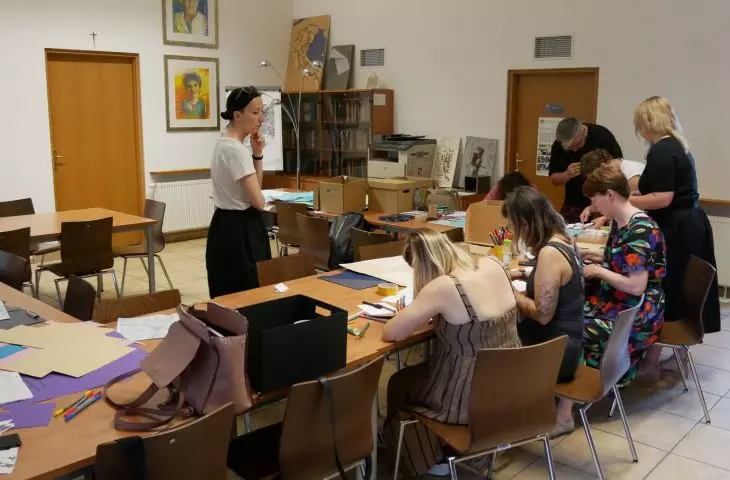 classes during the convention in Krakow