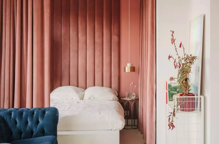 Bedroom and living room