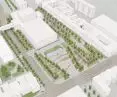 I version of the project for the reconstruction of Dabrowski Square