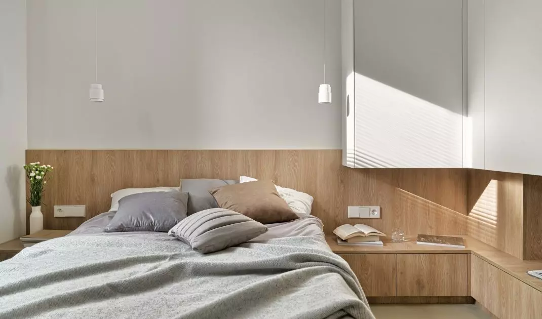 Minimalistyczna sypialnia