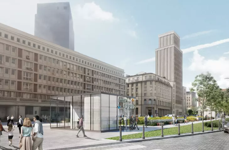 Wizualizacja budki wejściowej