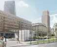 Visualization of the entrance booth