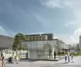 Visualization of the entrance booth