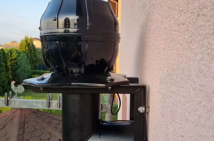 Vero-150 roof fan, quiet operation of kitchen hoods