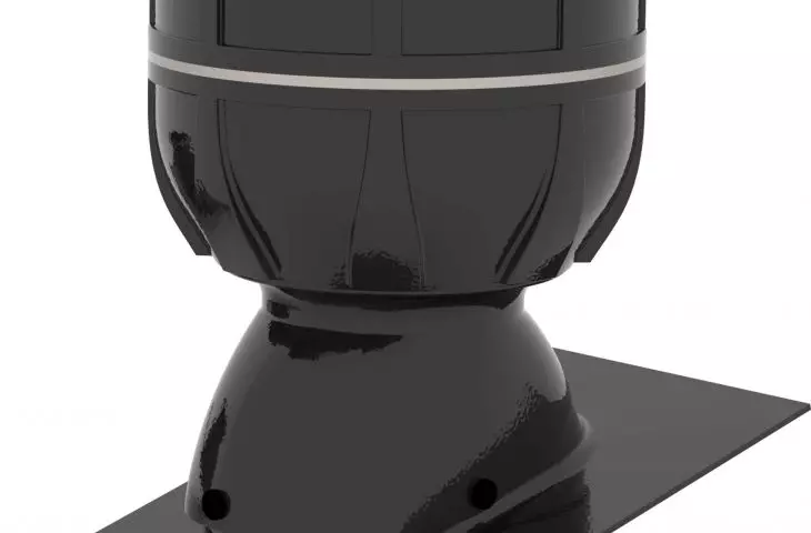 Vero-150 roof fan, quiet operation of kitchen hoods
