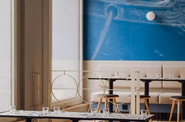 The mermaid accent can also be seen in the balustrades with a subtle scale pattern
