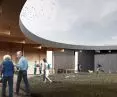 Iceland Lake Mývatn Community House project, atrium
