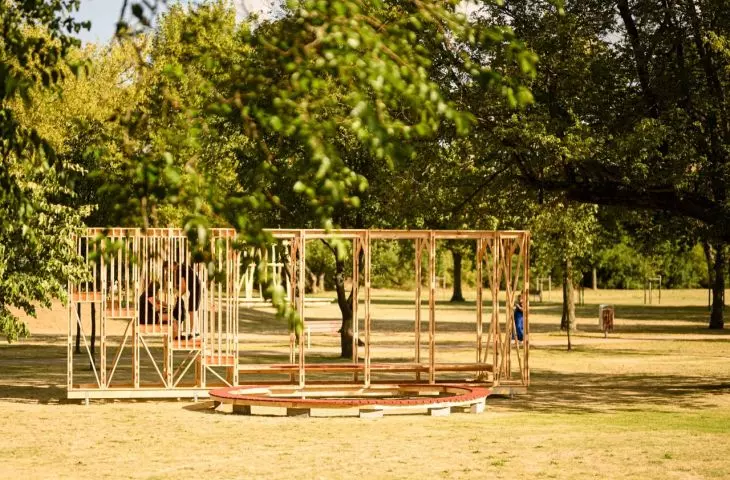 Mood for Wood workshop, art pavilion