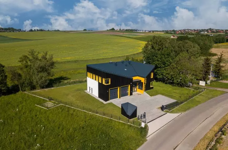 The building of the Bosutów TSO was built in the Zielonki municipality