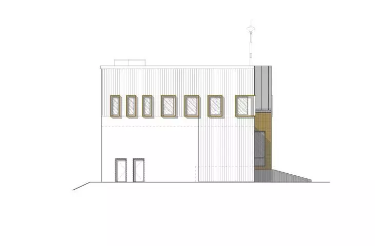 Bosutów TSO building, south elevation