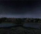 Panorama Gdańska widziana z dachu pawilonu