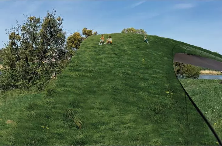 Panoramic view of the pavilion