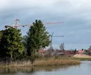 Przekrój przez cały teren projektowy