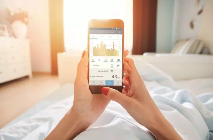 The heat pump can be controlled via a mobile app 